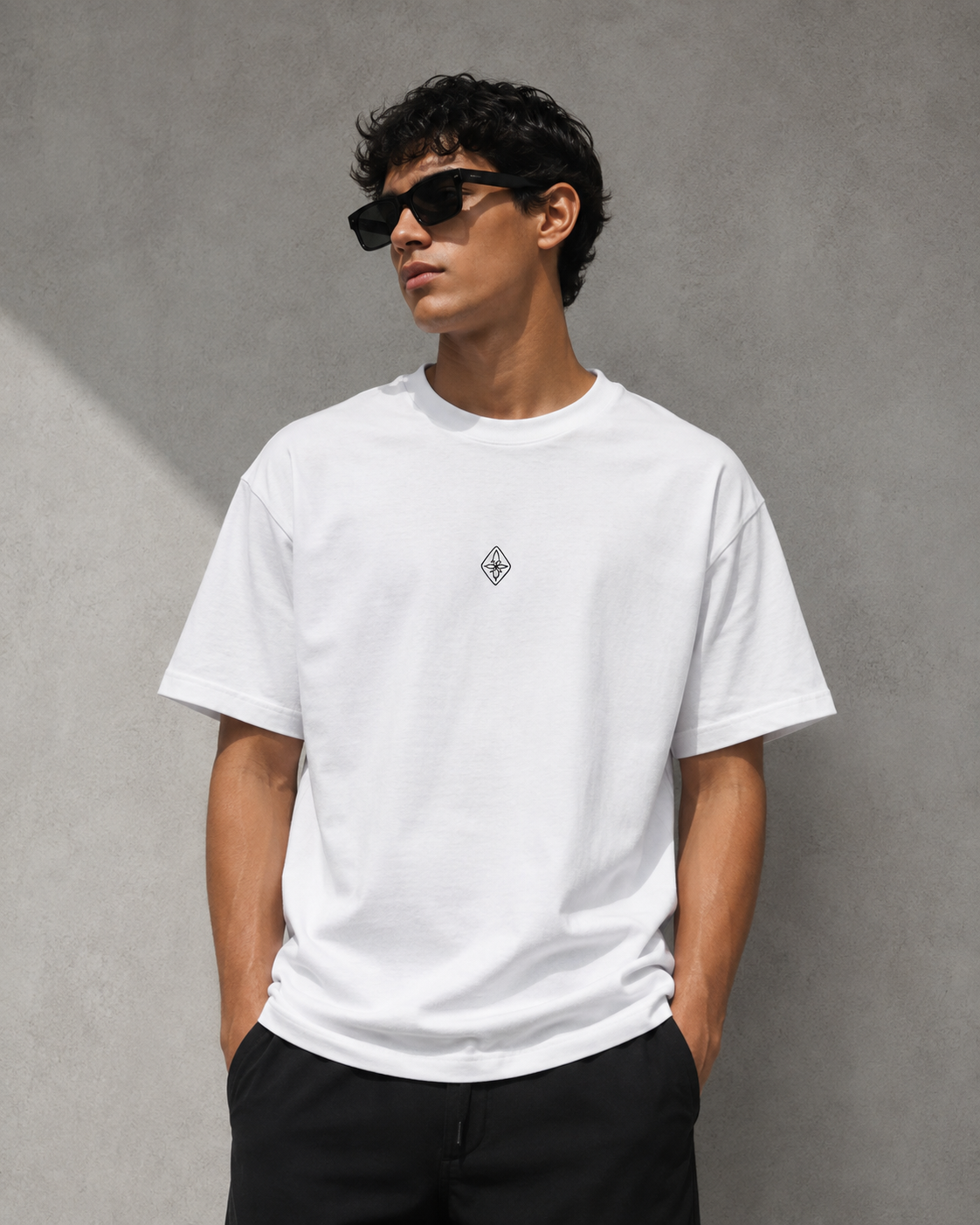 ECHOES TEE — WHITE